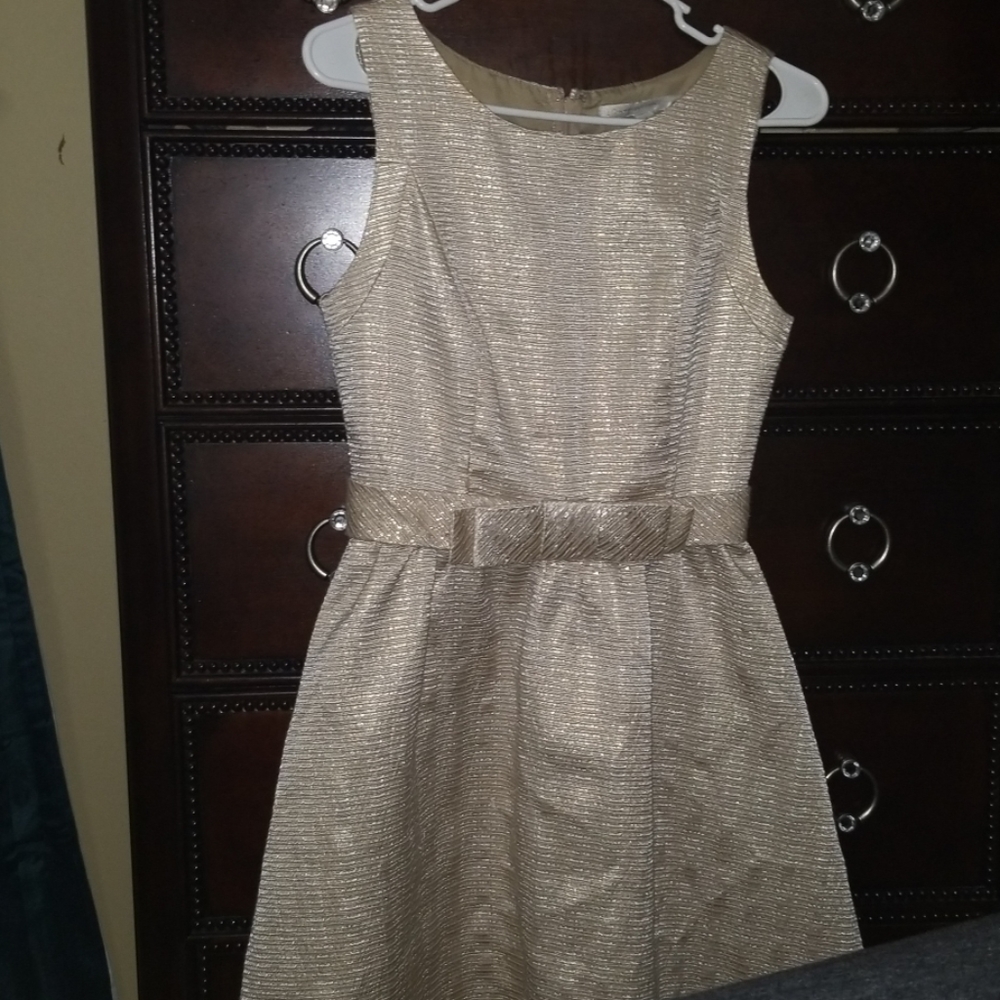Lauren conrad gold party dress